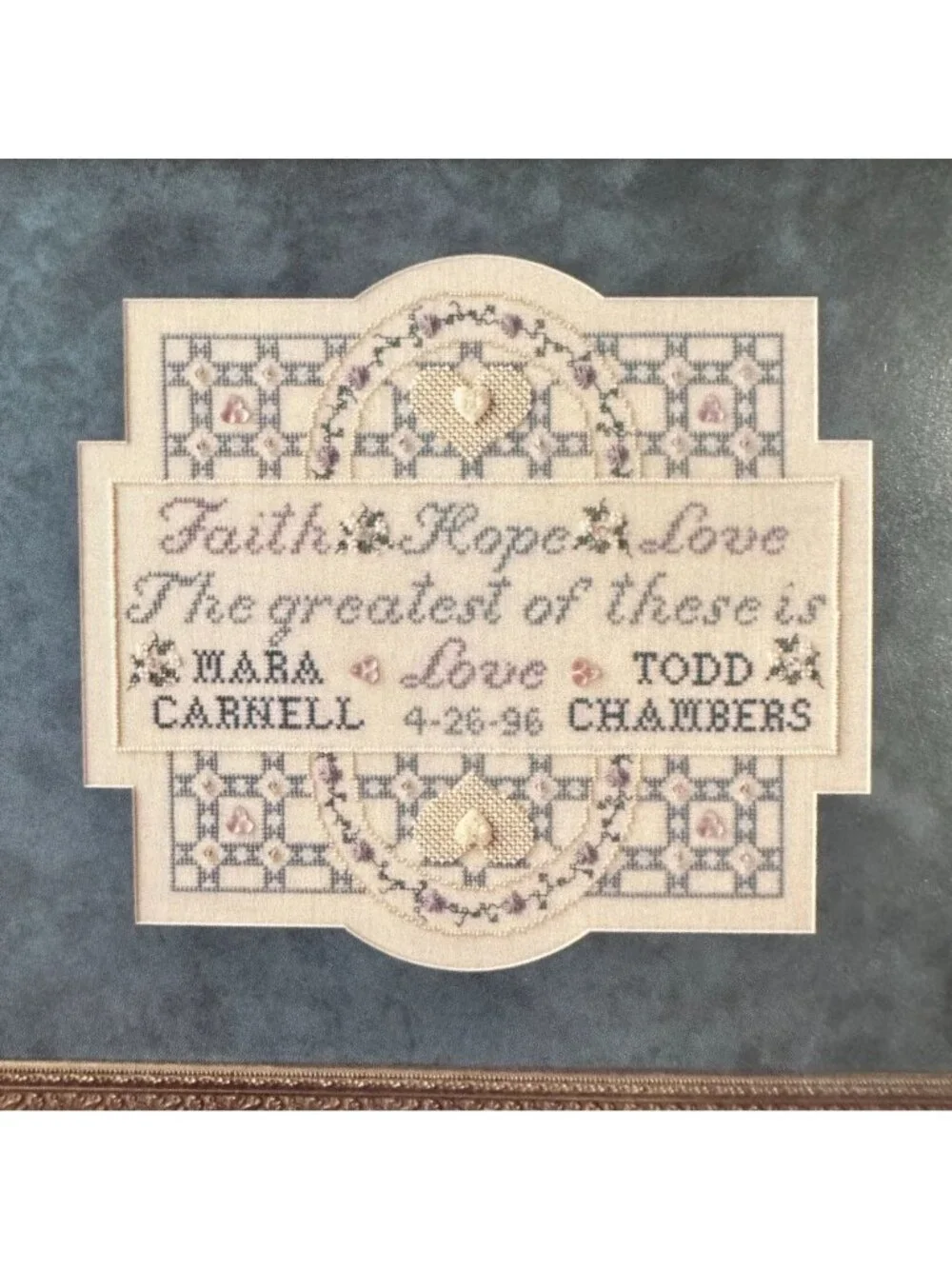 A Treasured Wedding Cross-Stitch Pattern Book By Mill Hill